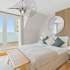Stylish - 3 Min To U1 Kagraner Platz Apartmán